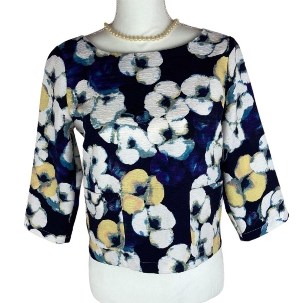 Wear & Flair Floral Print Blouse NWOT